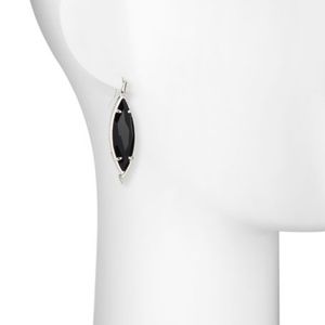 Kendra Scott Jewelry - Kendra Scott Maxwell in Rhodium & Black Glass Kendra Scott Jewelry - Kendra Scott Maxwell in Rhodium & Black Glass